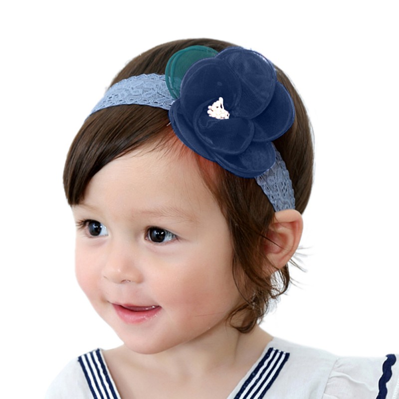 Toddler Cute Lace Flower Hair Band Headwear Kids Baby Girl Headband